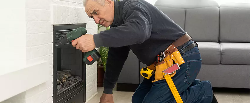 New Indoor Fireplace Installation in Beloit, Wisconsin