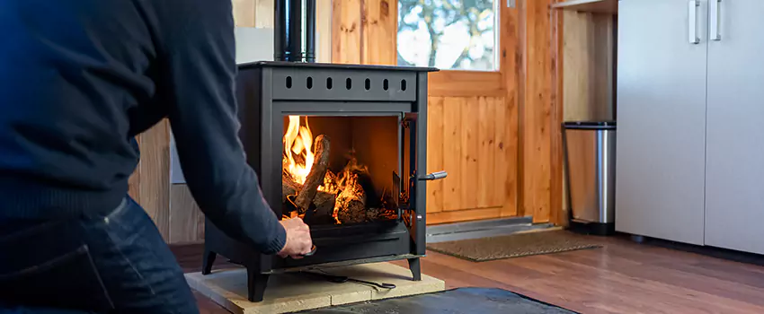 Open Hearth Wood Fireplace Installation in Beloit, WI