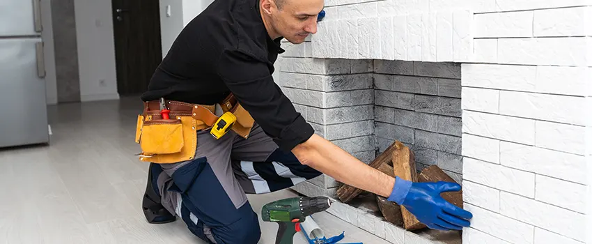 Fireplace Damaged Damper Frame Repair Services in Beloit, Wisconsin