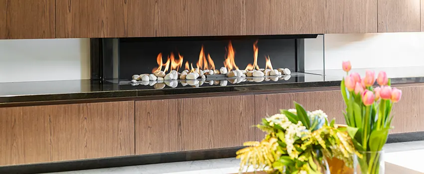 Double-height Fireplace Design Refurbishment in Beloit, Wisconsin