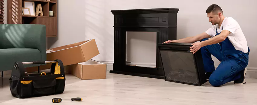 Old Rusted Metal Fireplace Repair And Replacement in Beloit, WI