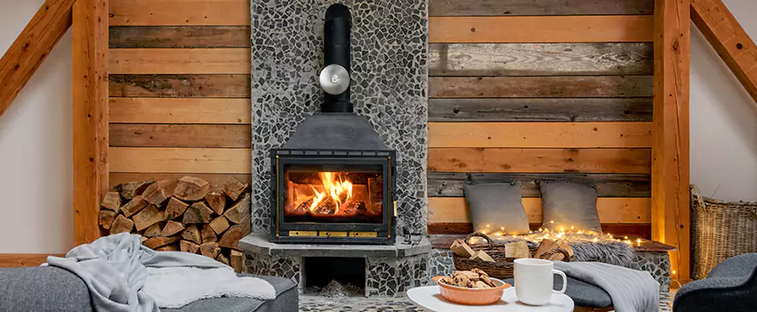 Thelin Hearth Products Direct Vent Gas Stove Fireplace Inspection in Beloit, Wisconsin